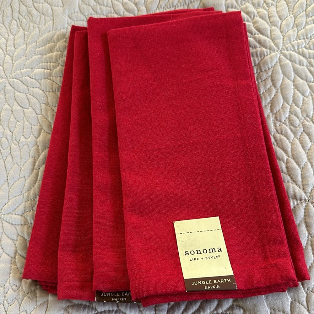 Sonoma 4 pack napkin set